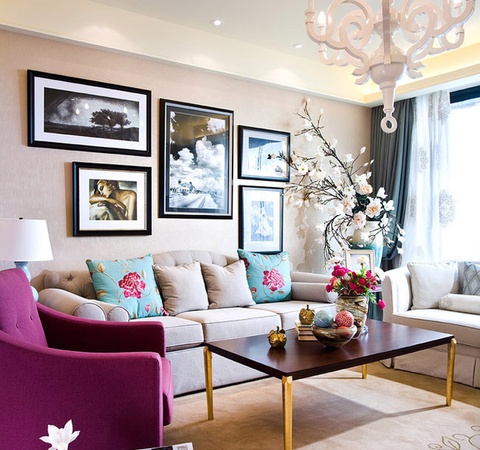 客厅家具摆放风水图